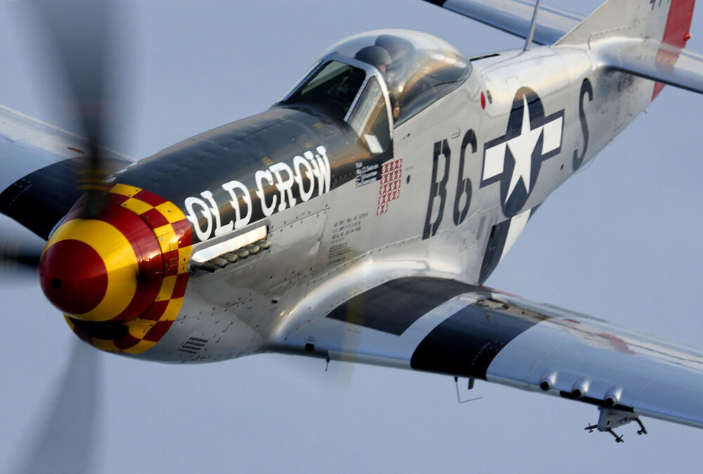 Live Stream Broadcast! P-51 Mustang Bud Anderson July 27 at 1pm CST / 7pm EST