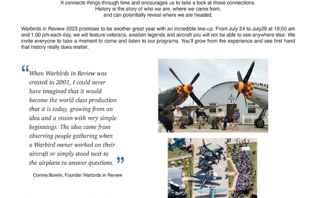WARBIRDS IN REVIEW 2023